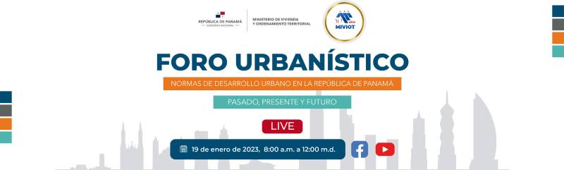 Foro de Urbanismo en Directo Ministerio de Vivienda y Ordenamiento