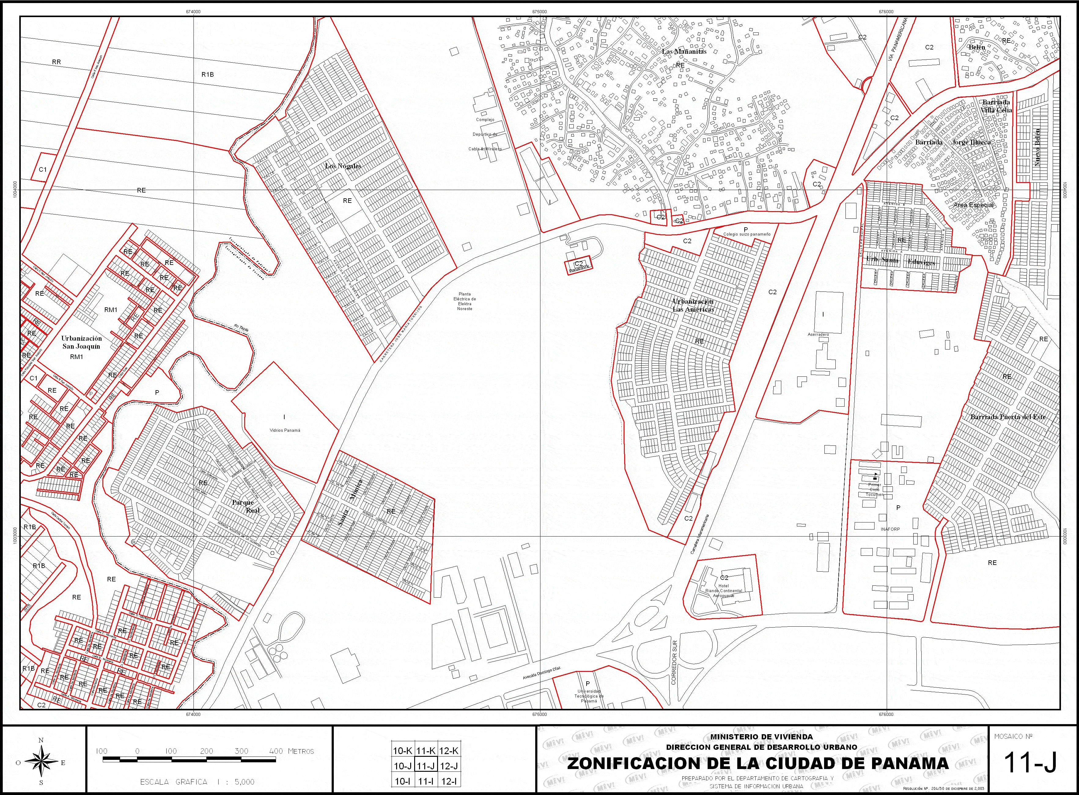 DOCUMENTO GRÁFICO DE ZONIFICACIÓN DE LA CIUDAD DE PANAMÁ – Ministerio ...